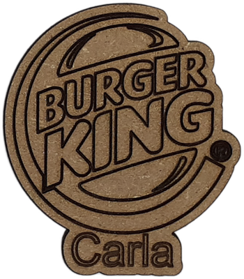 Magnet -Burger king personnalisable